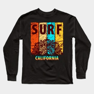 Surf California Long Sleeve T-Shirt